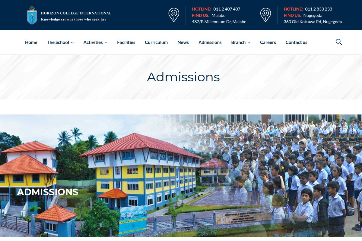 Horizon College International screenshot