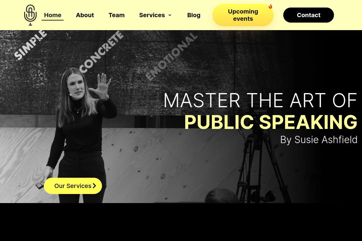 Susie Ashfield — Coaching Website screenshot