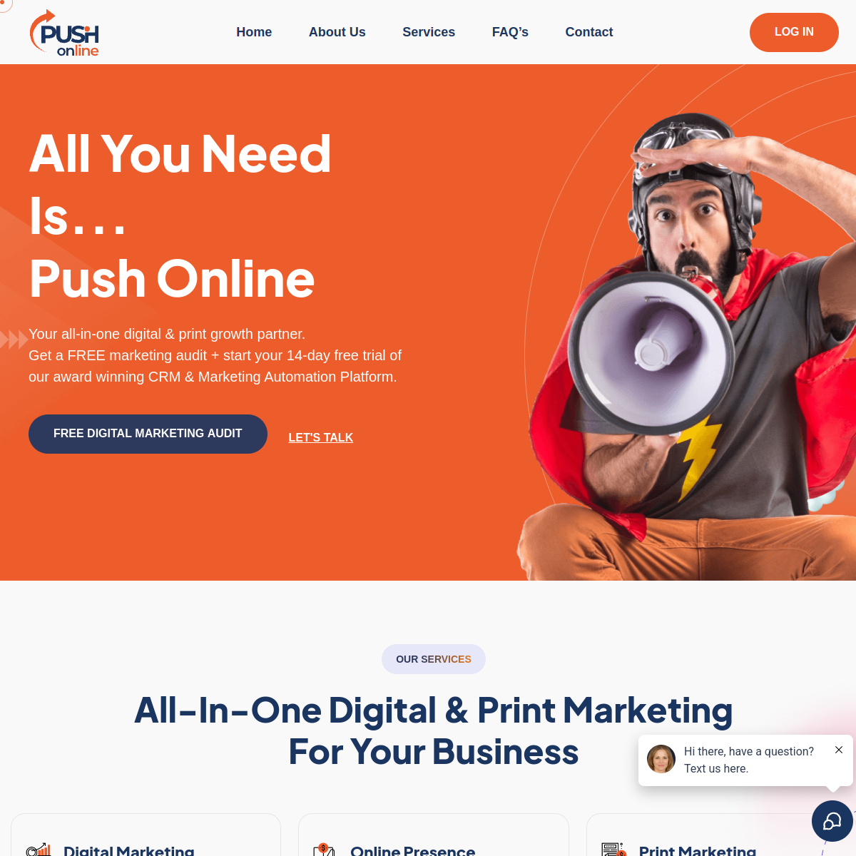 Push Online — Digital Marketing Site
